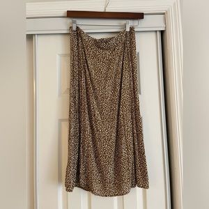 Nasty Gal Cheetah Maxi Skirt Size 6